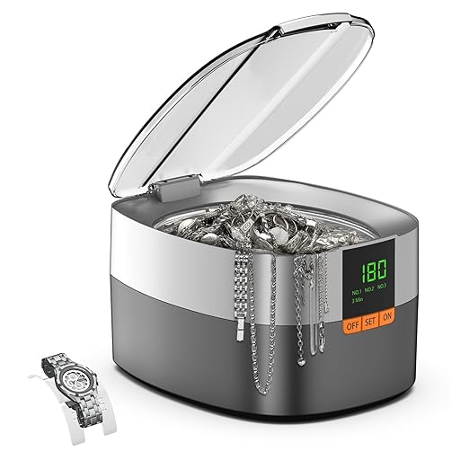 KECOOLKE Ultrasonic Jewelry Cleaning Machine,